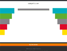 Tablet Screenshot of idailyinfo.com